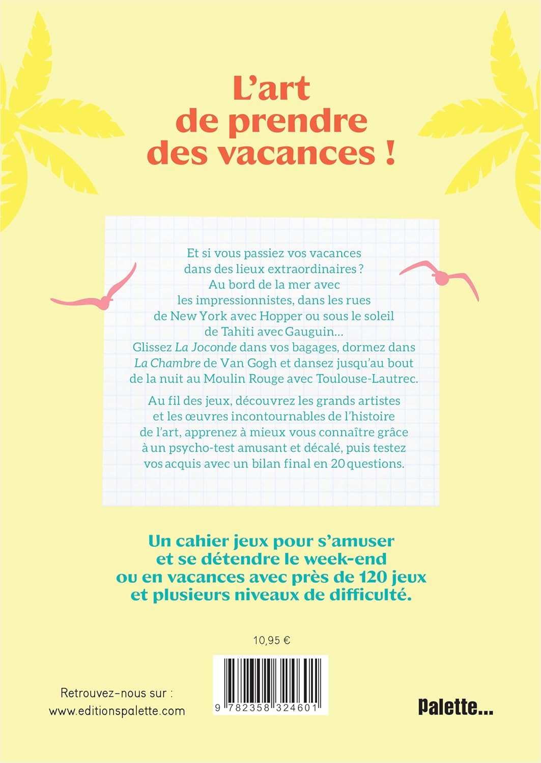 Image supplémentaire :Cahier de jeux spécial Art